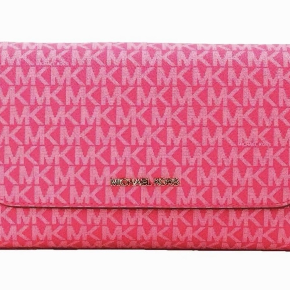 Michael Kors Vibrant Pink Logo Crossbody bag